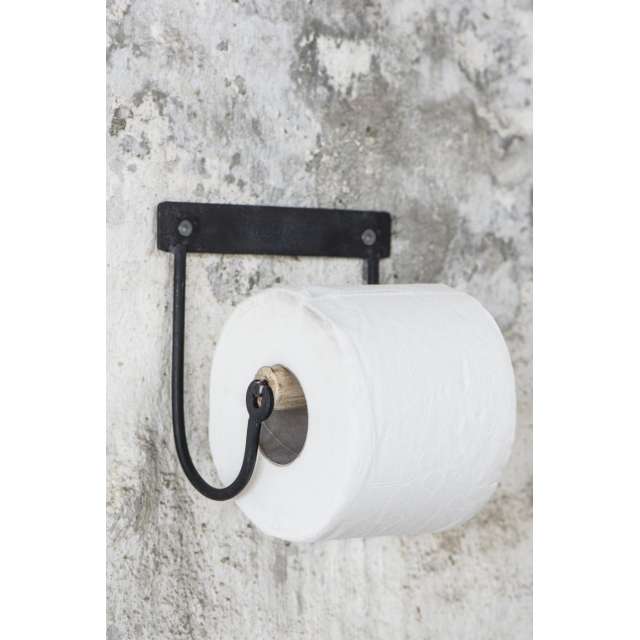 Dérouleur de papier toilette mural. Porte rouleau WC métal