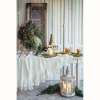 Nappe blanche volants Style Romantique