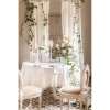 Nappe blanche volants Style Romantique